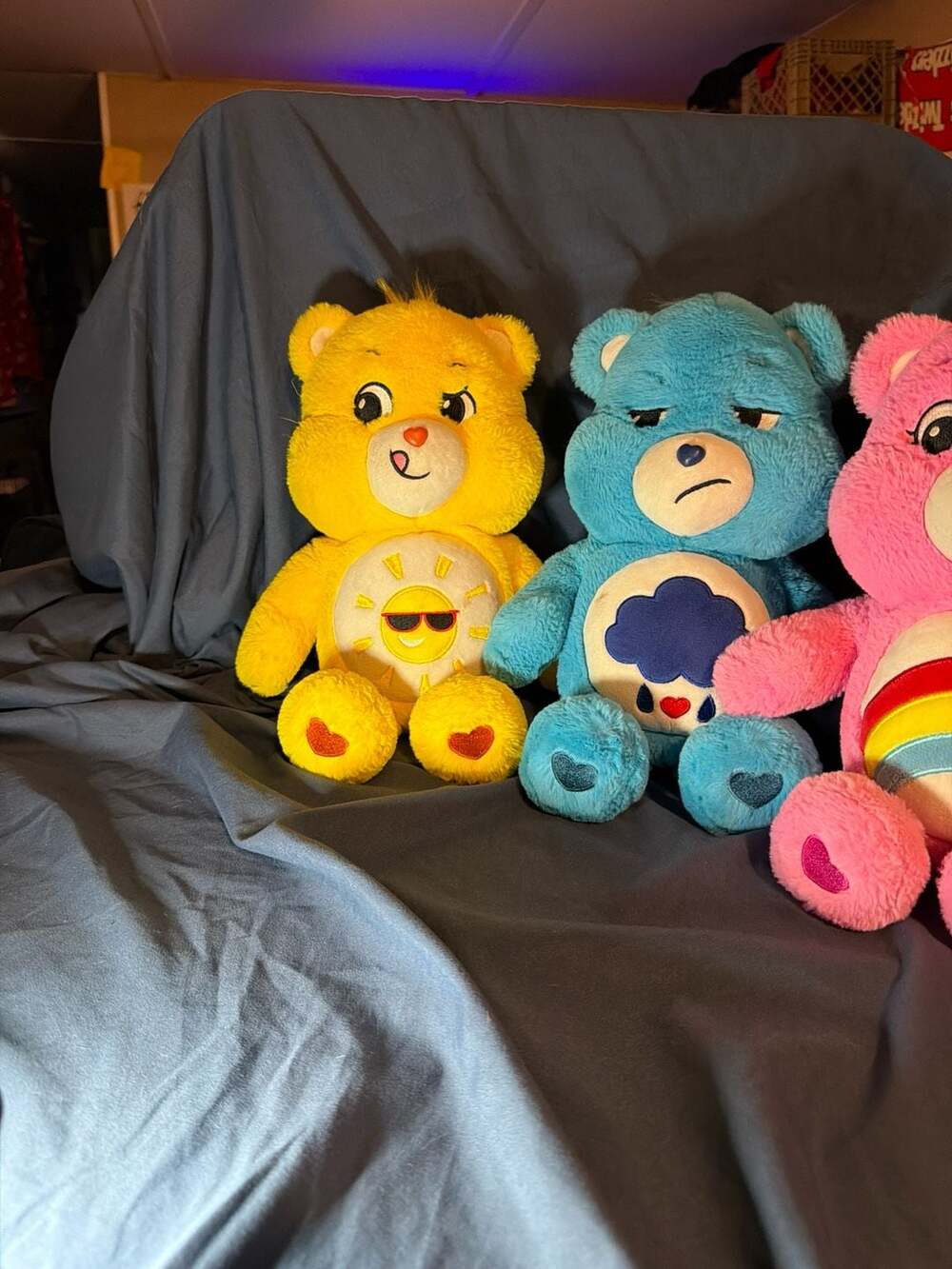 Care Bears 2020 Basic Fun Plush Set Funshine Grumpy and Cheer Bear
